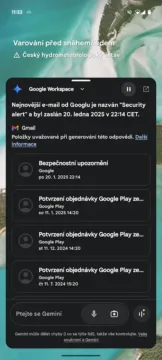 Google Gemini v češtině