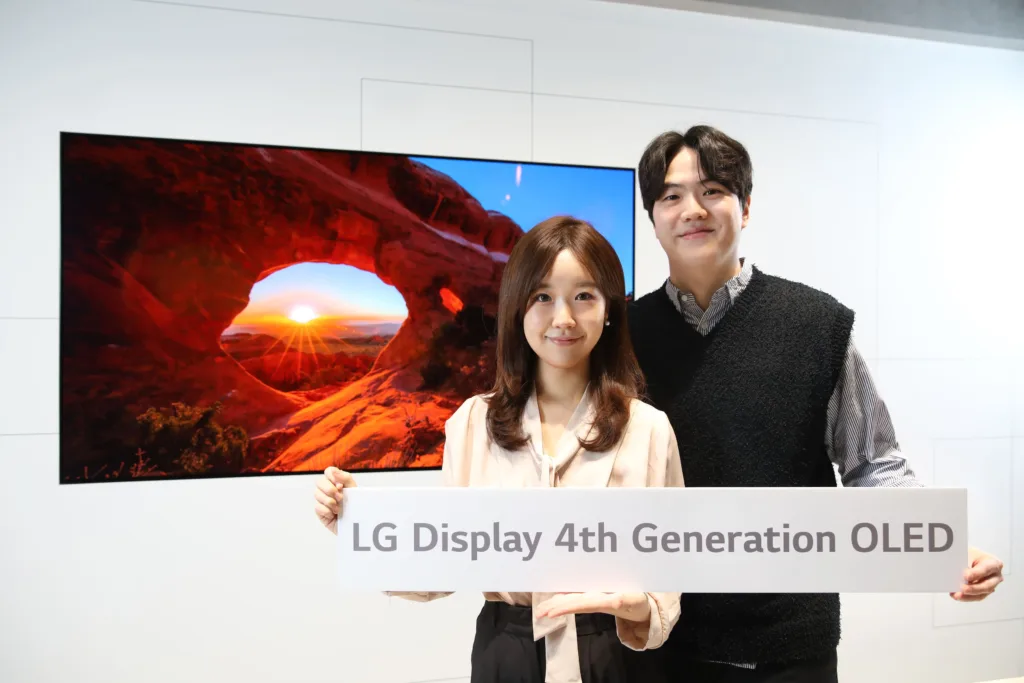 LG Display čtvrtá generace OLED panelu