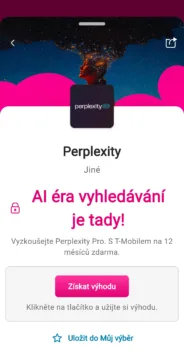 muj t mobile ai vyhledavani