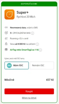 Vodafone tarif Super+