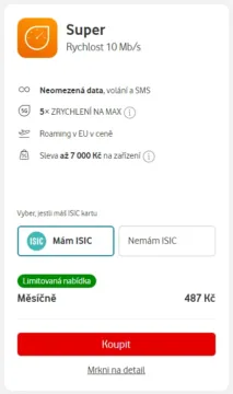 Vodafone tarif Super