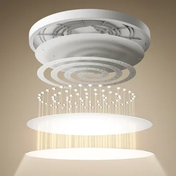 Xiaomi showed new ceiling lights. You connect them to a mobile phone and it offers true color reproduction