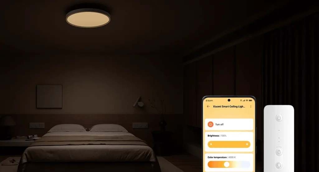 Xiaomi Smart Ceiling Light D40 Mobile ‌Control