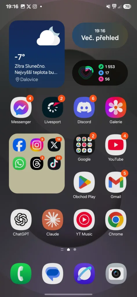 Samsung One UI 7 plocha