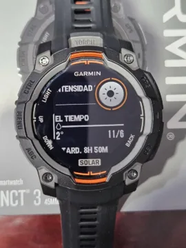 Garmin Instinct 3 (Solar) nevycentrovaný obsah na sekundárním displeji