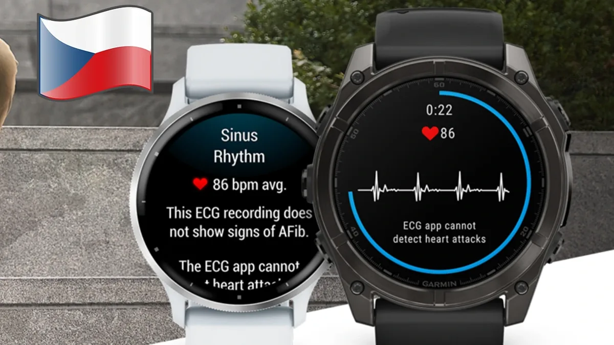 Garmin konečně přináší EKG do Česka! Dočkali se majitelé těchto hodinek