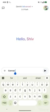 Google Gemini Canvas
