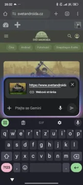 Google Gemini zeptat se na obrazovku