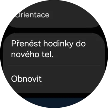 hodinky nastaveni prenest do noveho telefonu