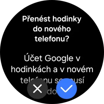 hodinky prenest do noveho telefonu