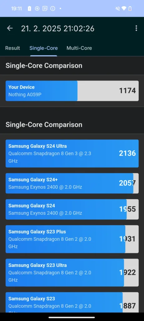 nothing phone 3a pro benchmark