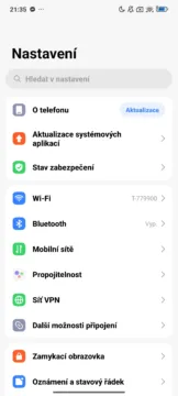 POCO X7 Pro nastavení