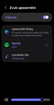 Samsung Hodiny - Nastavení budíku 