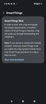 stažení modifikovaného SmartThings