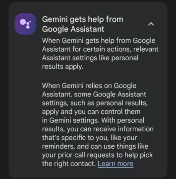 Gemini stále spolupracuje s Asistent Google