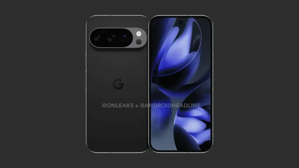 google pixel 10 pro onleaks render zadni i predni strana