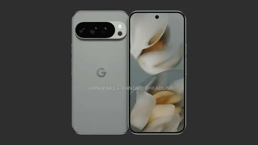 google pixel 10 pro xl onleaks render zadni i predni strana