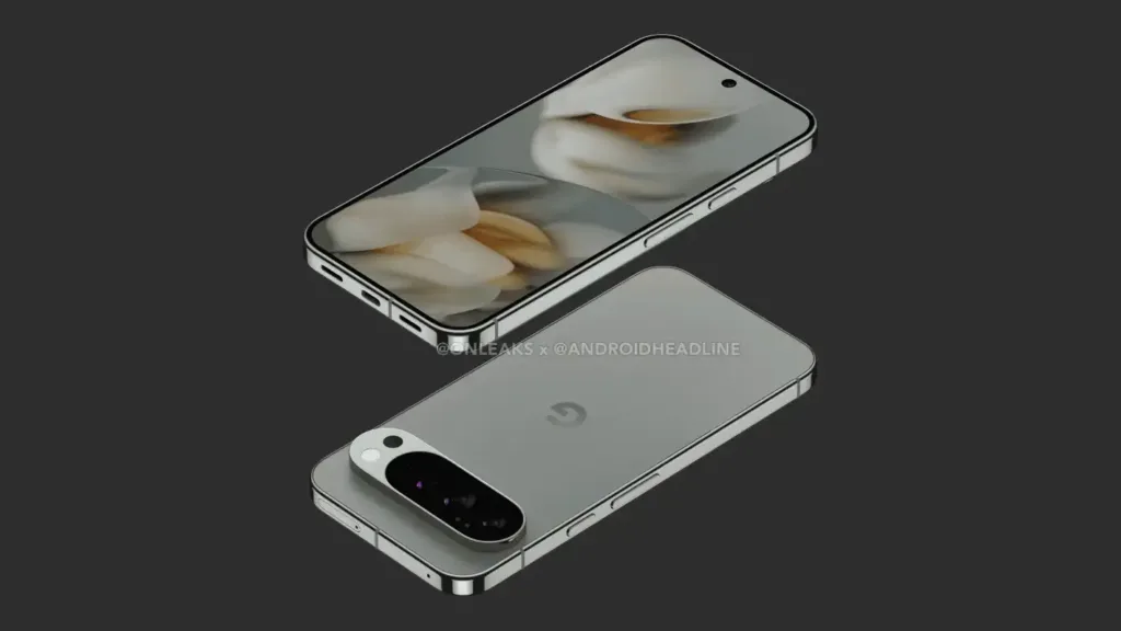 google pixel 10 pro xl render onleaks pohled shora