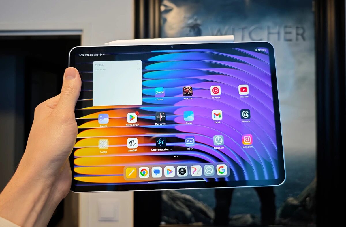 xiaomi pad 7 pro v ruce