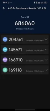 poco x7 antutu benchmark