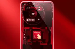 Qualcomm Snapdragon 8 Elite v průhledném telefonu