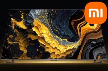 Xiaomi TV Max 100 2025 zkosený pohled