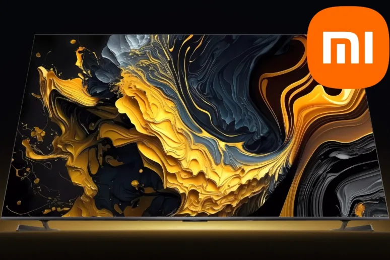 Xiaomi TV Max 100 2025 zkosený pohled