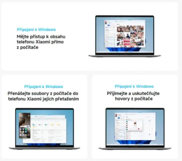 Xiaomi HyperOS 2 propojení s Windows