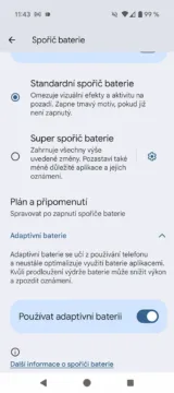 Adaptivní baterie