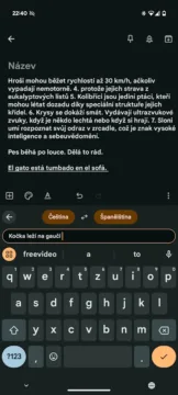 Gboard překlady