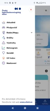 Počasí ČHMÚ nabídka