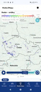 Počasí ČHMÚ radar